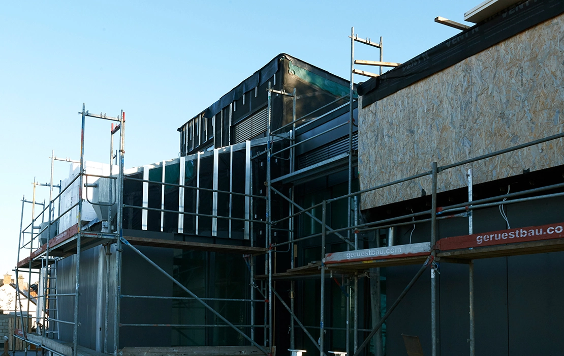 Architektenhaus in Dortmund Unterkonstr. Fassade - Caspar Köchling Architektenhaus in Dortmund Unterkonstr. Fassade - Caspar Köchling