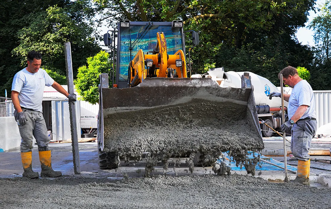 Parkdeck in Dortmund Einbringen Beton - Caspar Köchling