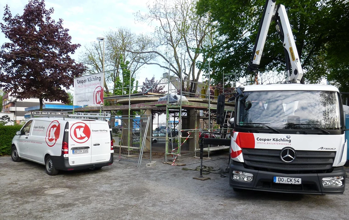 Nicolaikirche Dormtund Einrüstung – Caspar Köchling Nicolaikirche Dormtund Einrüstung – Caspar Köchling