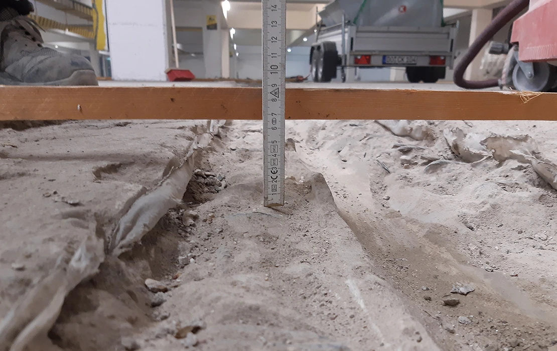 Tiefgarage in Dortmund Ausgebaute Rinne - Caspar Köchling Tiefgarage in Dortmund Ausgebaute Rinne - Caspar Köchling