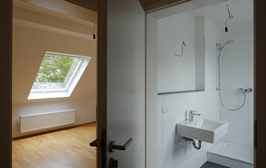 Denkmalgeschützte Siedlung in Essen – Wohnraumdachfenster – Caspar Köchling Denkmalgeschützte Siedlung in Essen – Wohnraumdachfenster – Caspar Köchling