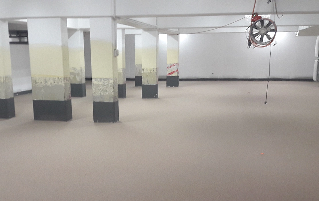 Tiefgarage in Dortmund – Oberflächenbeschichtung Abstreuung Tiefgarage in Dortmund – Oberflächenbeschichtung Abstreuung