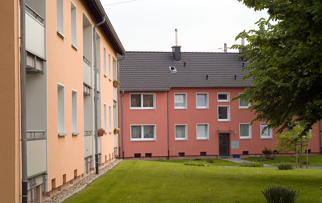 Wohnsiedlung in Dortmund Steildach Betondachstein – Caspar Köchling Wohnsiedlung in Dortmund Steildach Betondachstein – Caspar Köchling