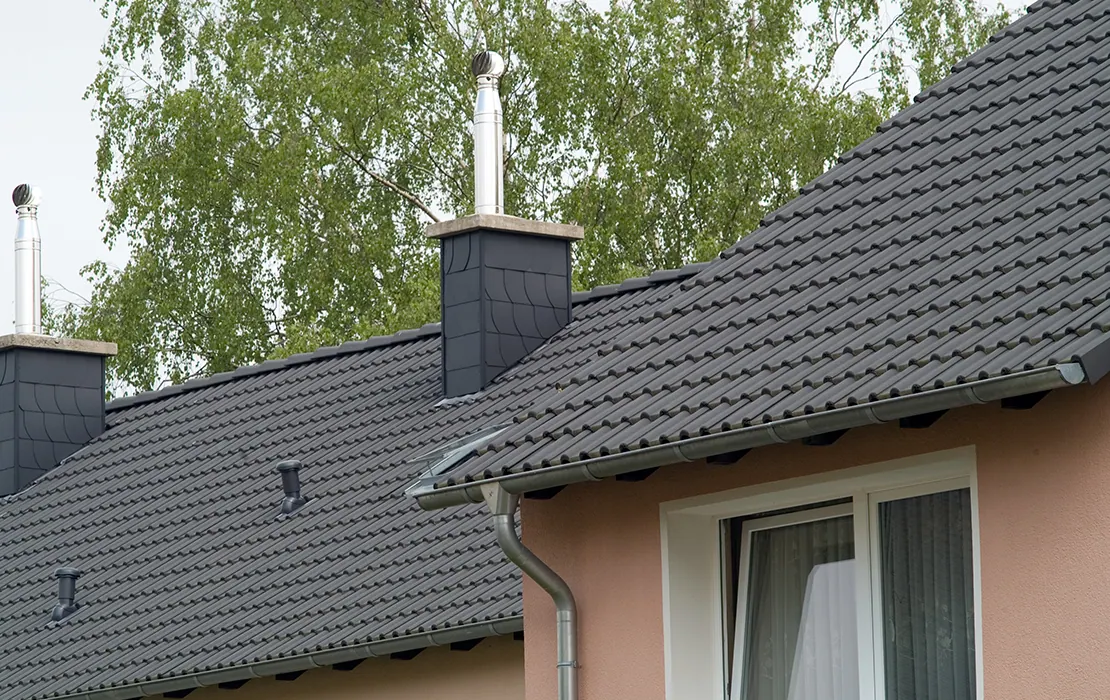 Wohnsiedlung in Dortmund Steildach Entwässerung – Caspar Köchling Wohnsiedlung in Dortmund Steildach Entwässerung – Caspar Köchling