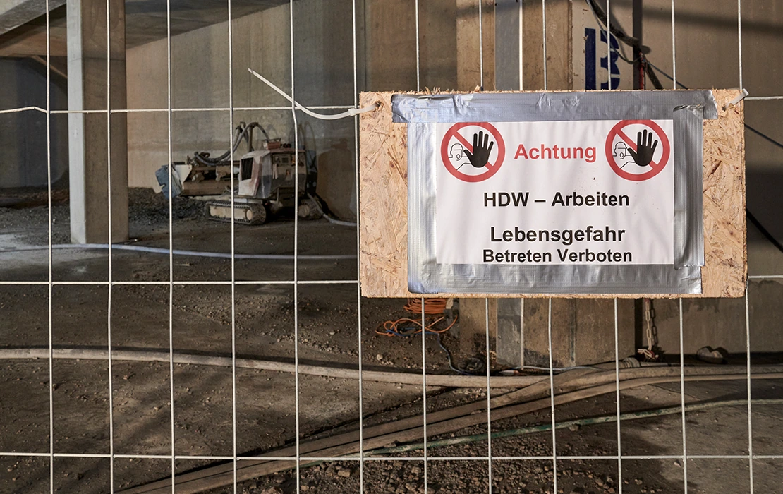 HDW-Strahlen Arbeitssicherheit