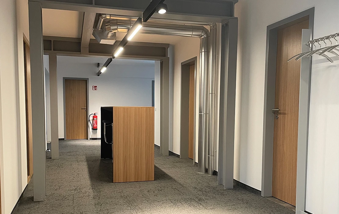 Fertige Installation Flurbereich Fertige Installation Flurbereich