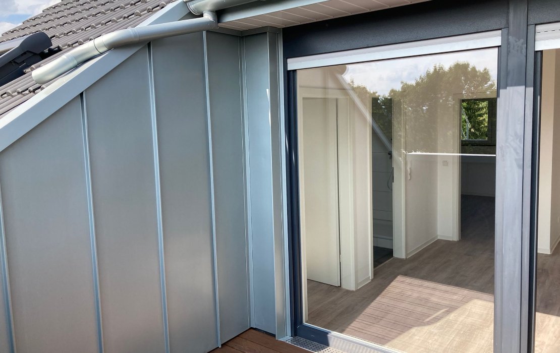  Gelungene Gewinnung von Wohnraum - Terrasse